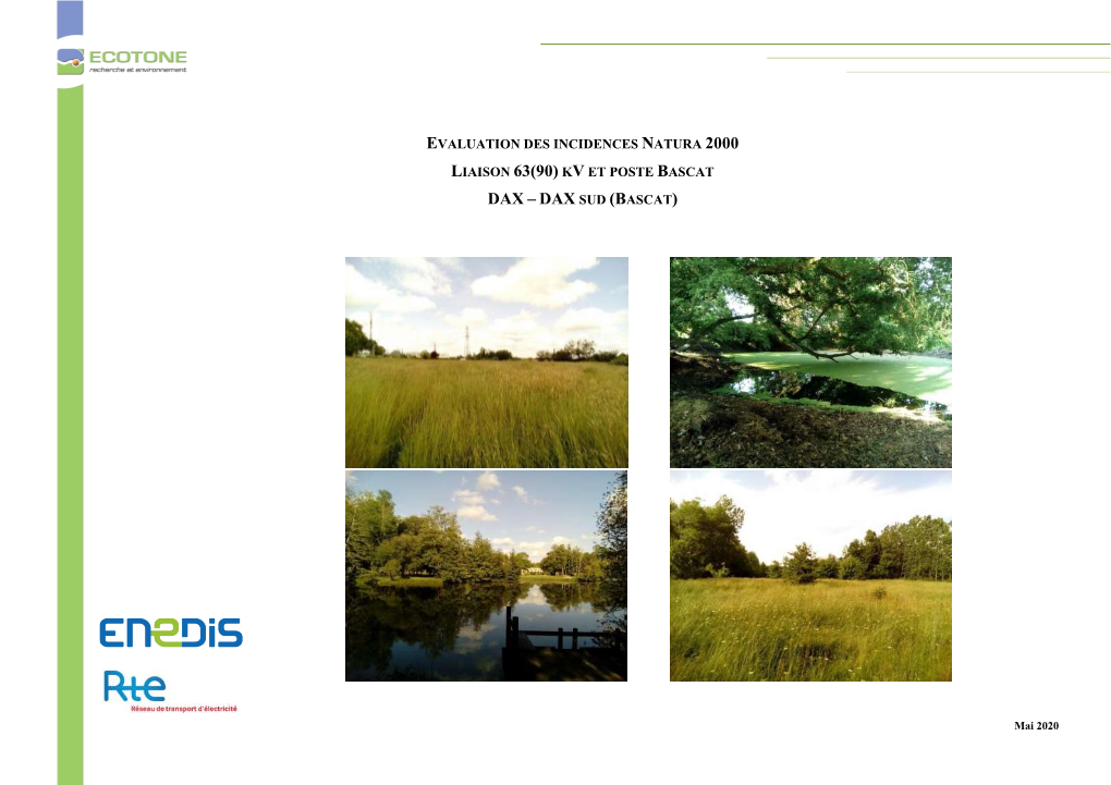 Évaluation Des Incidences Natura 2000