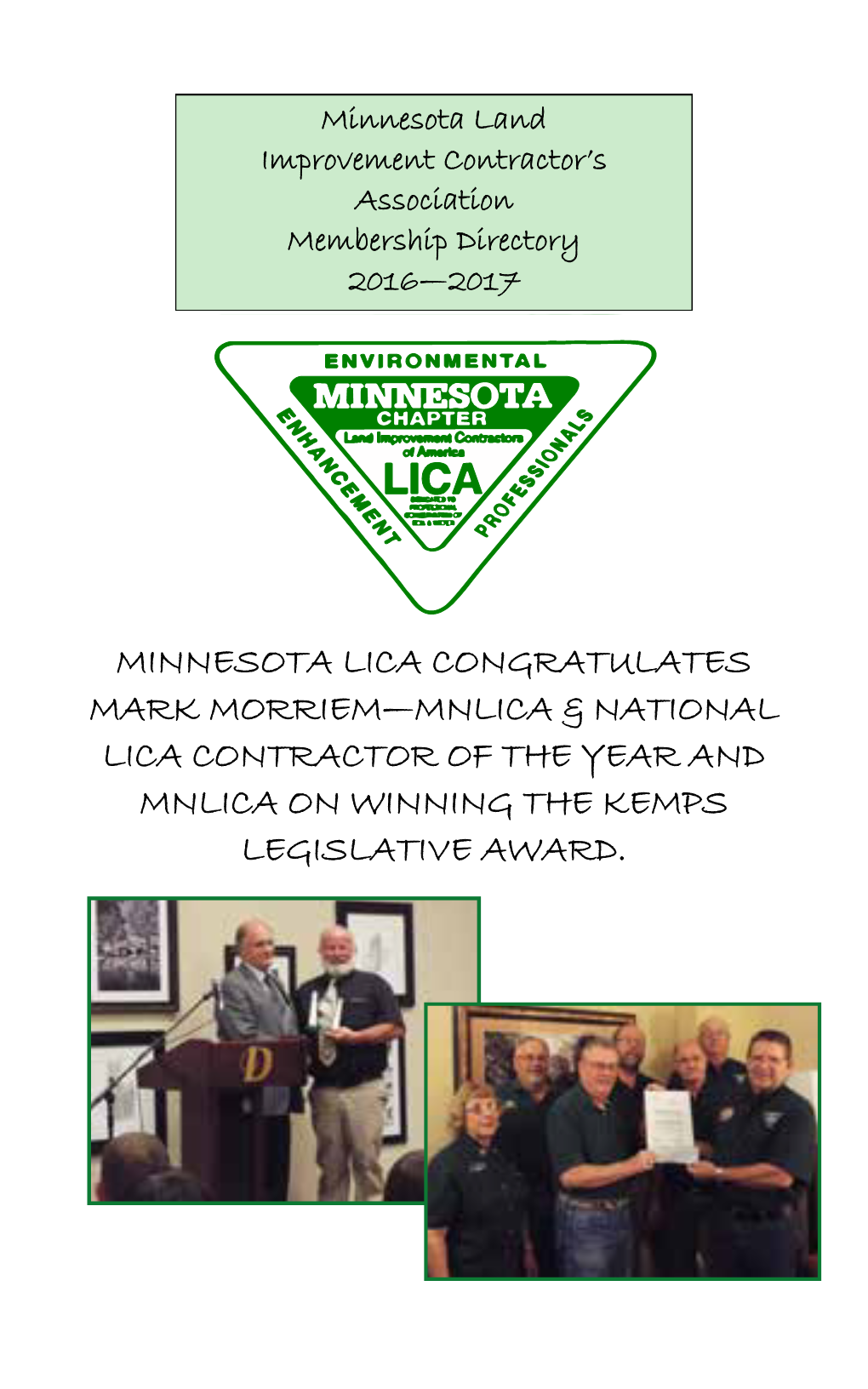 Minnesota Lica Congradulates Stu