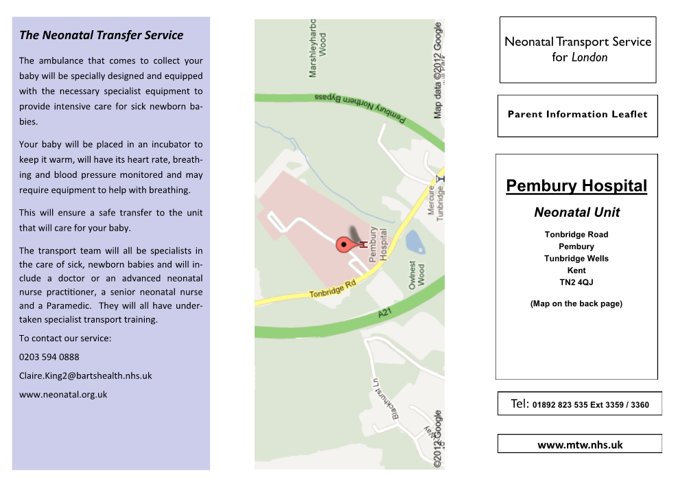 Pembury (Tunbridge Wells) Leaflet
