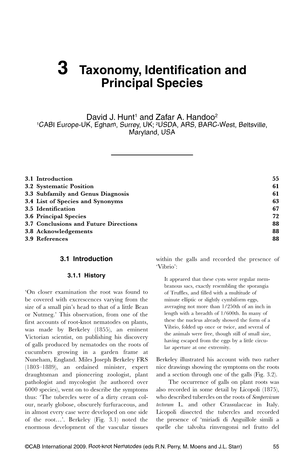 3 Taxonomy, Identification and Principal Species