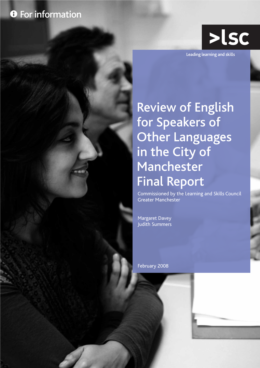 LSC ESOL Review Manchester 2008.Pdf