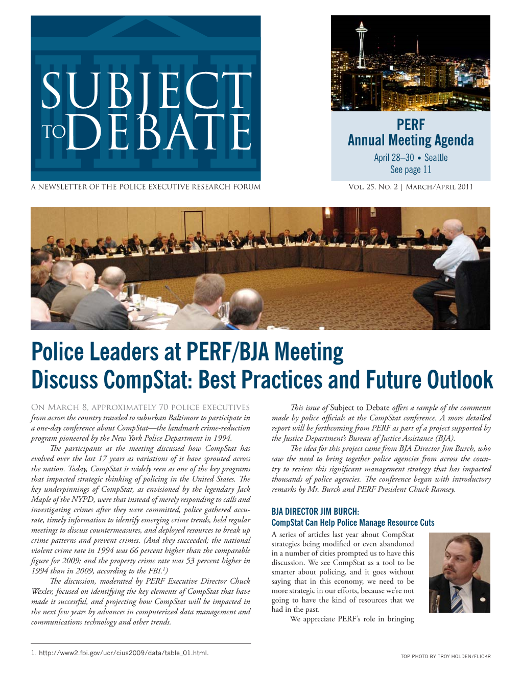 Police Leaders at PERF/BJA Meeting Discuss Compstat: Best Practices and Future Outlook