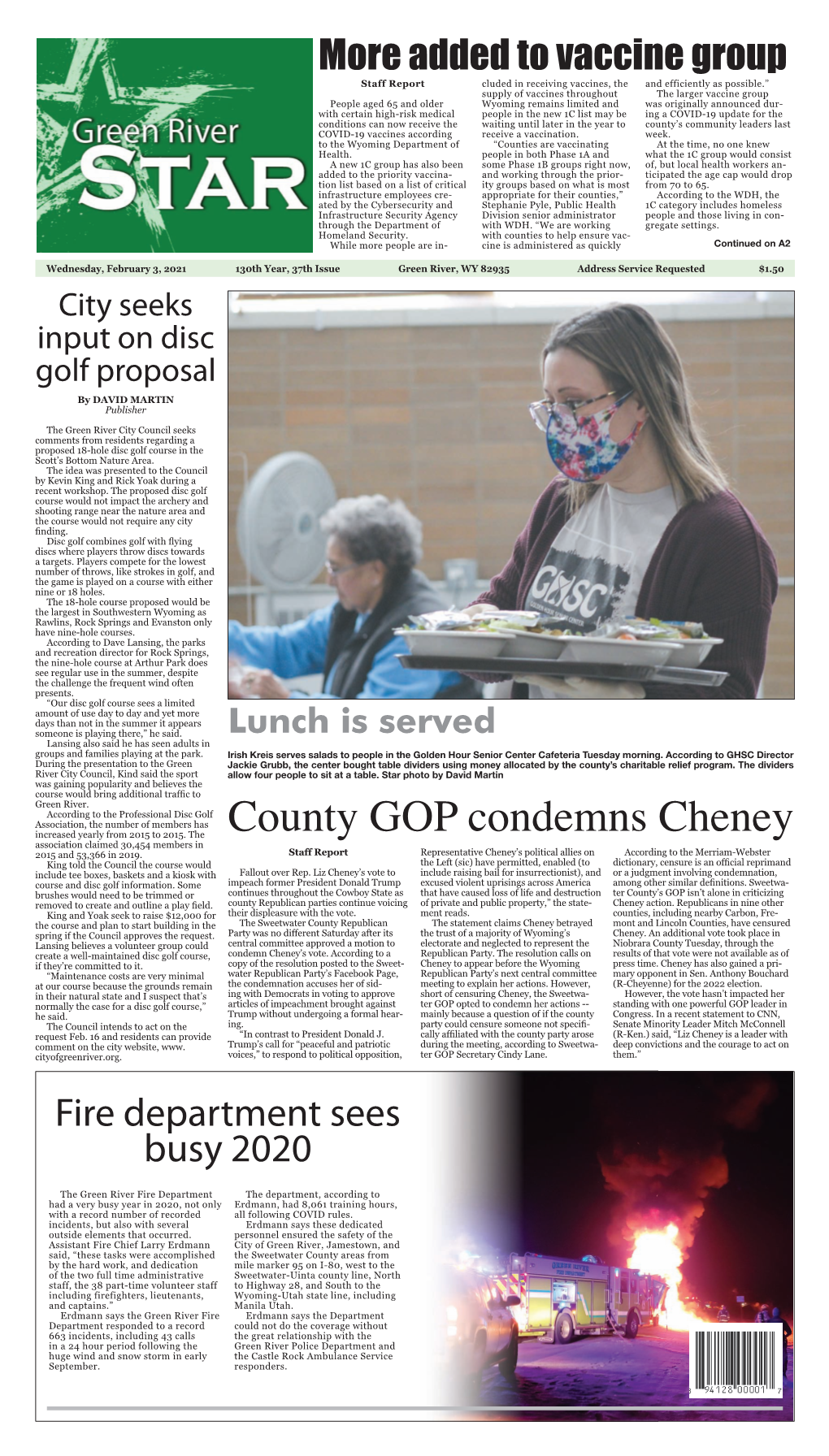 County GOP Condemns Cheney Association Claimed 30,454 Members in 2015 and 53,366 in 2019
