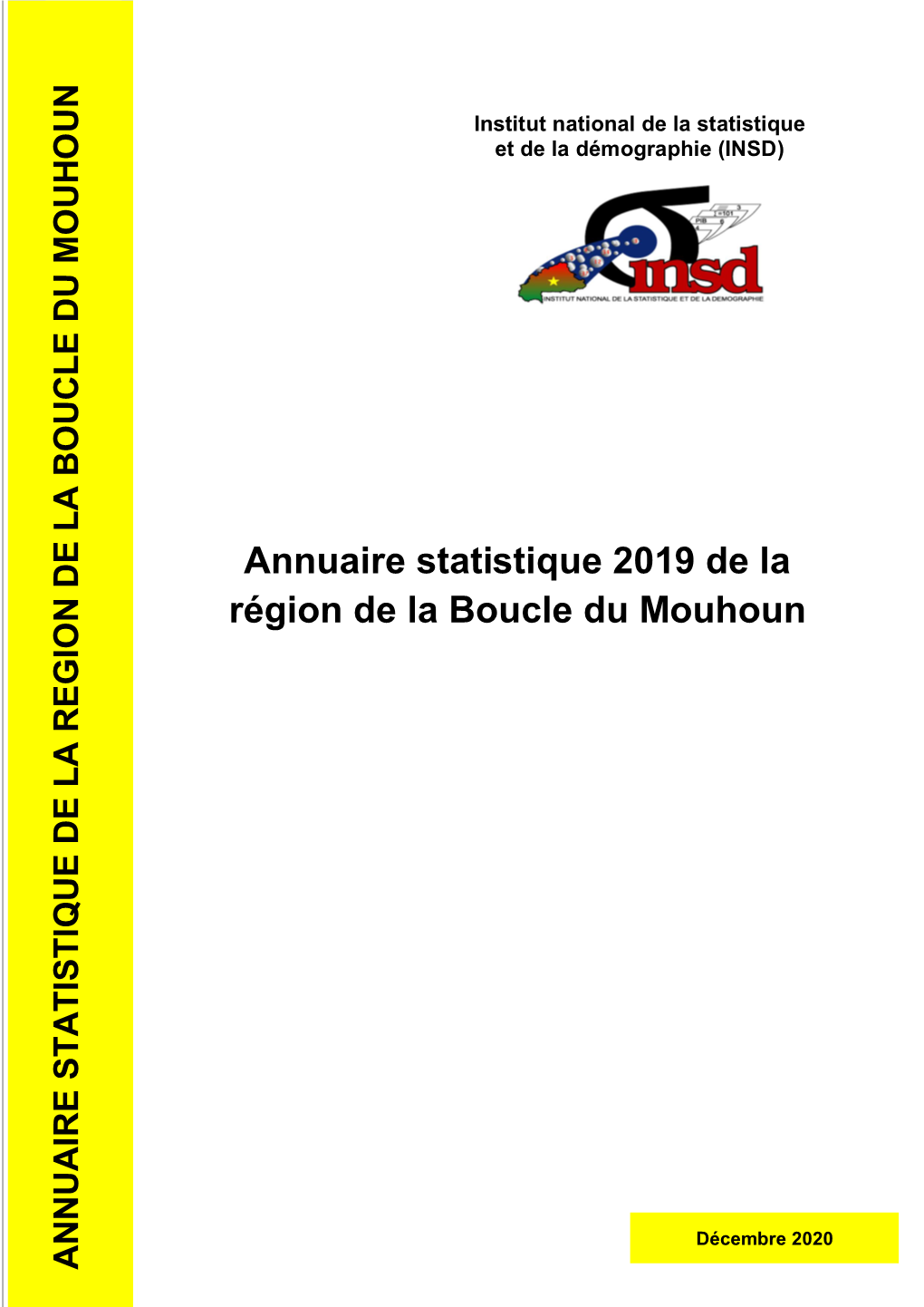 Annuaire Statistique 2019 De La Région De La Boucle Du Mouhoun