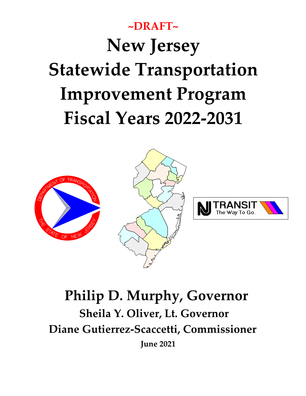 New Jersey Statewide Transportation Improvement Program Fiscal Years 2022‐2031
