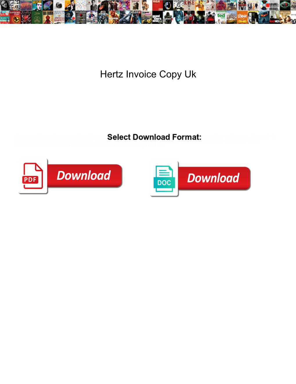 Hertz Invoice Copy Uk