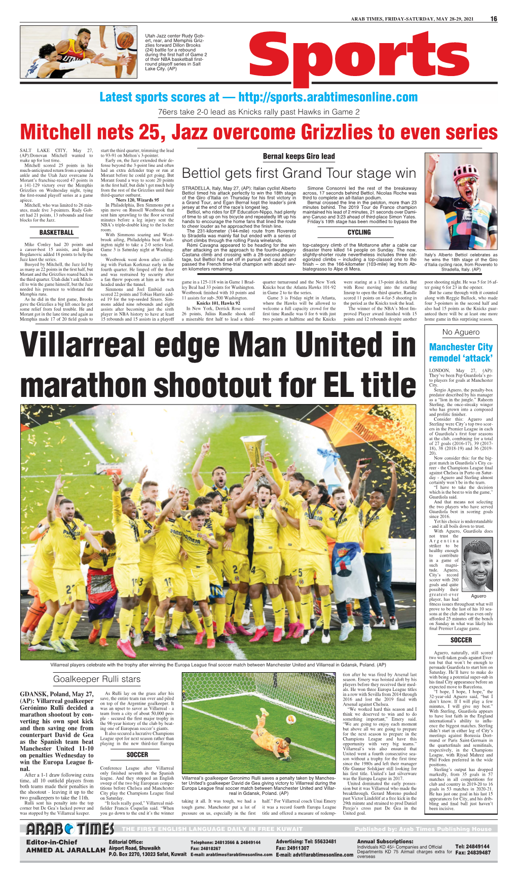 Villarreal Edge Man United in Marathon Shootout for EL Title