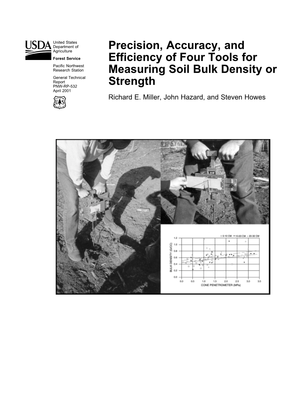 Precision, Accuracy, and Efficiency of Four Tools for Measuring Soil Bulk Density Or Strength