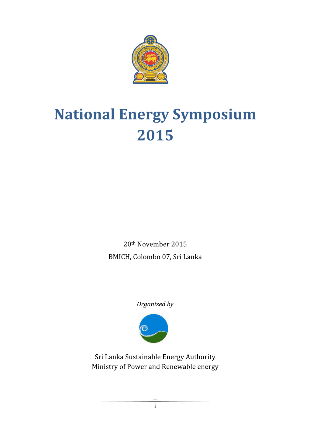 National Energy Symposium 2015