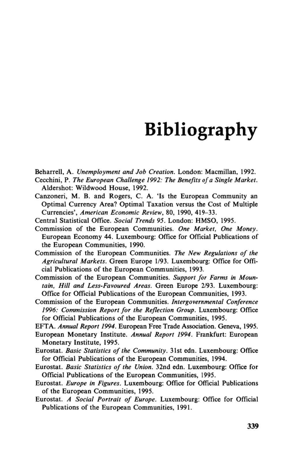 Bibliography