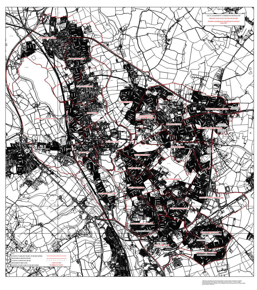 Summertown Ward Wolvercote Ward Jericho