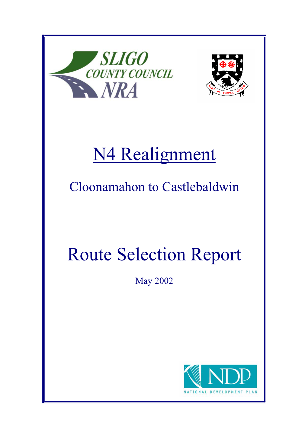 N4 Realignment Route Selection Report