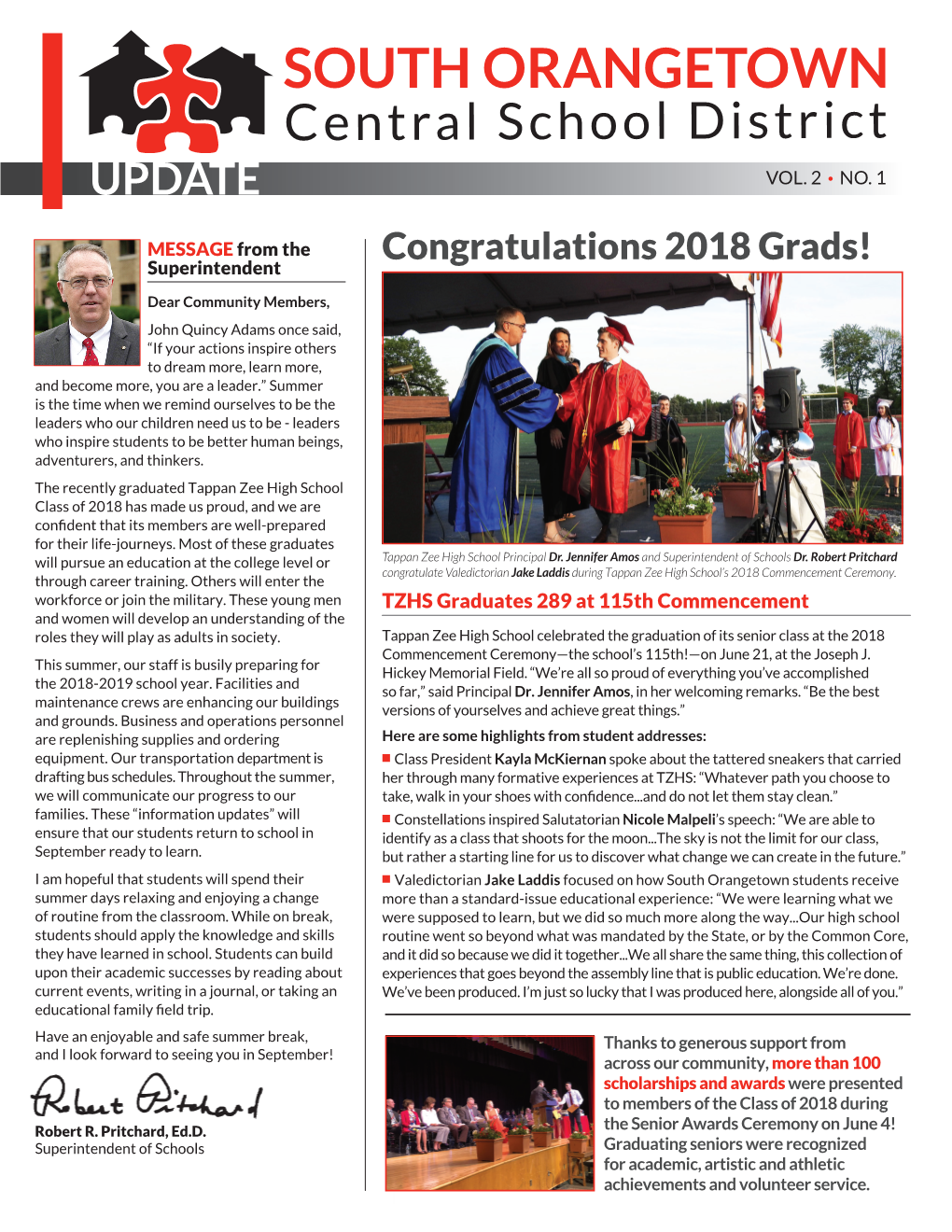 NEW-Summer 2018 Newsletter.Indd