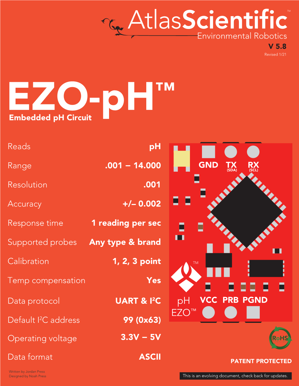 Datasheet EZO-Ph Circuit