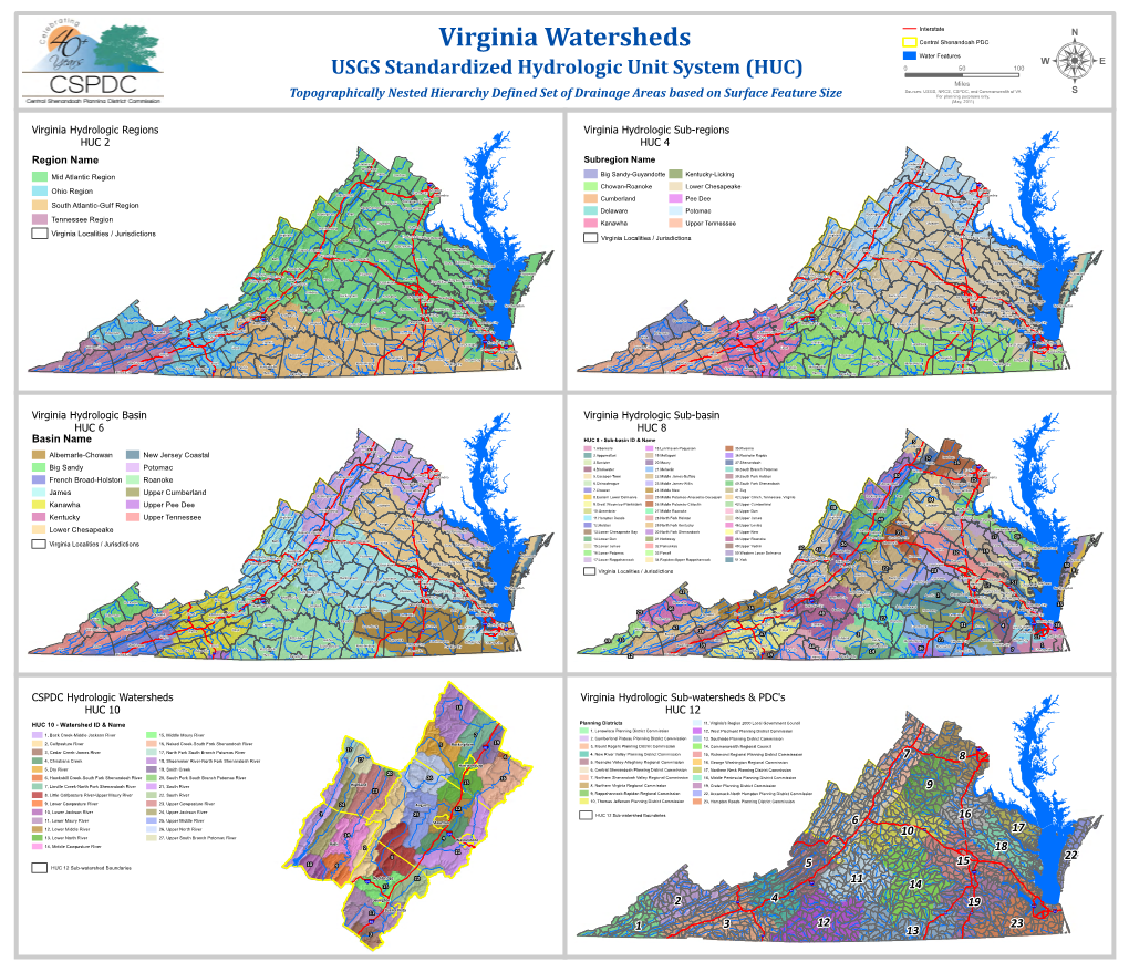 Virginia Watershed Map (PDF)