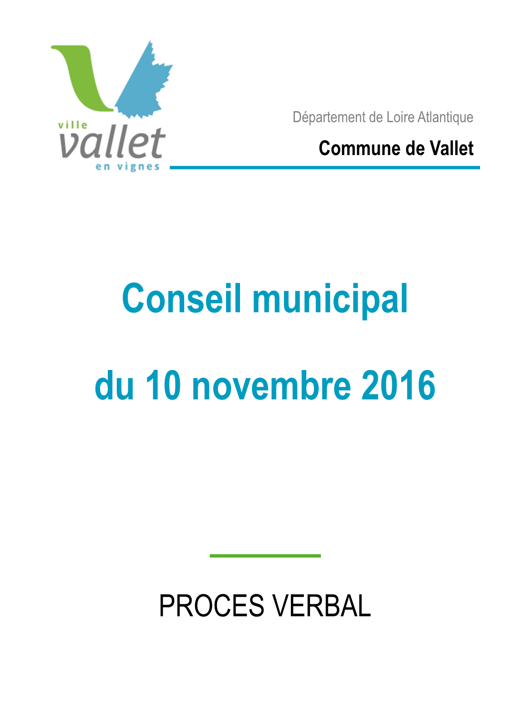 Conseil Municipal Du 10 Novembre 2016 Page 2 Décision 76-09-16 Du 22 Septembre 2016