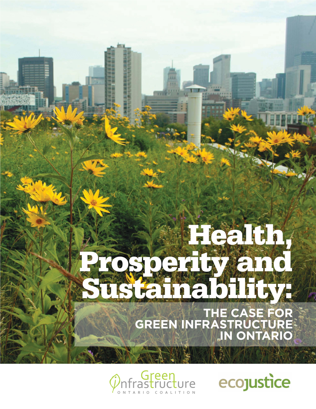 Health, Prosperity and Sustainability: the CASE for GREEN INFRASTRUCTURE in ONTARIO Executive Summary Contents