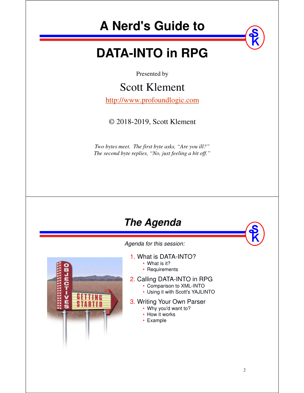 A Nerd's Guide to DATA-INTO In