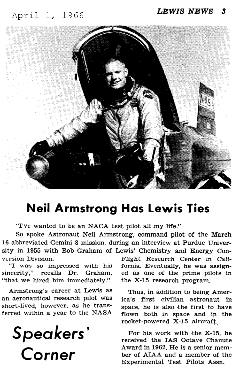 Armstrong Recruiting Articles (1966-79)