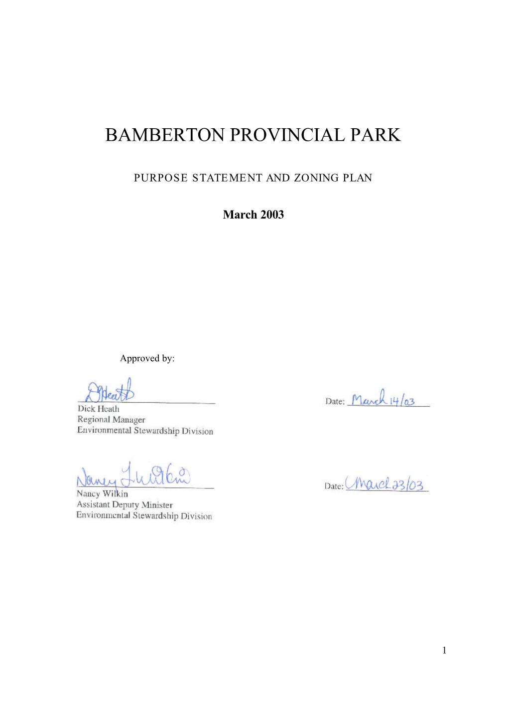 Bamberton Provincial Park