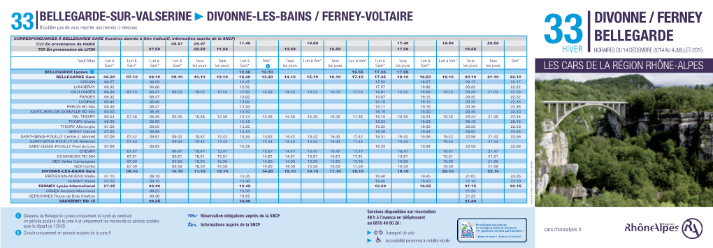 33 Bellegarde-Sur-Valserine Divonne-Les-Bains / Ferney-Voltaire