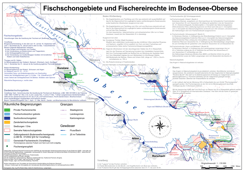 Karte Bodensee-Obersee