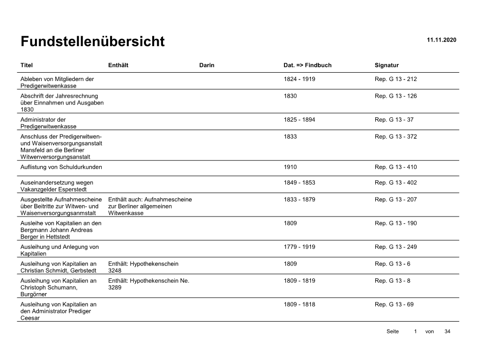 Und -Waisenkasse Mansfeld