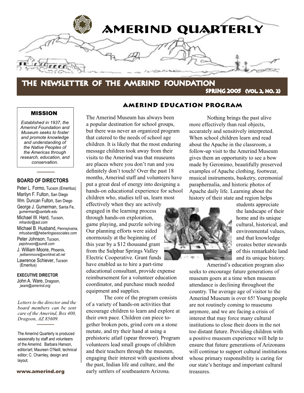 Amerind Quarterly Vol. 2,No. 3