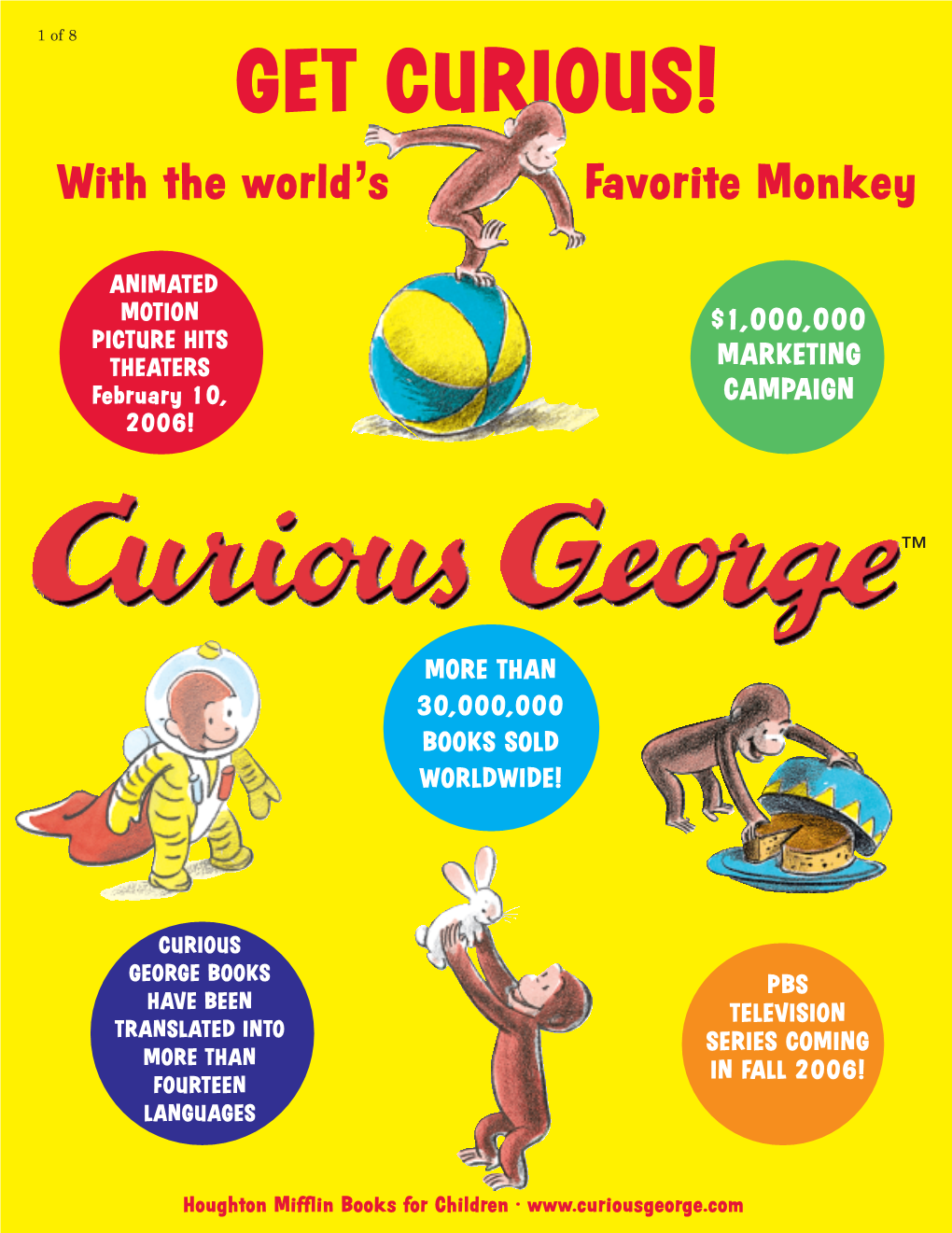 Get Curious! a Complete List of Curious George Titles