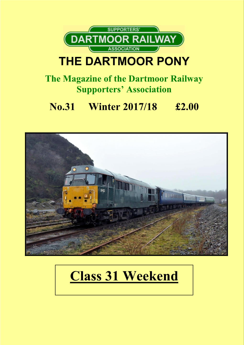 Class 31 Weekend