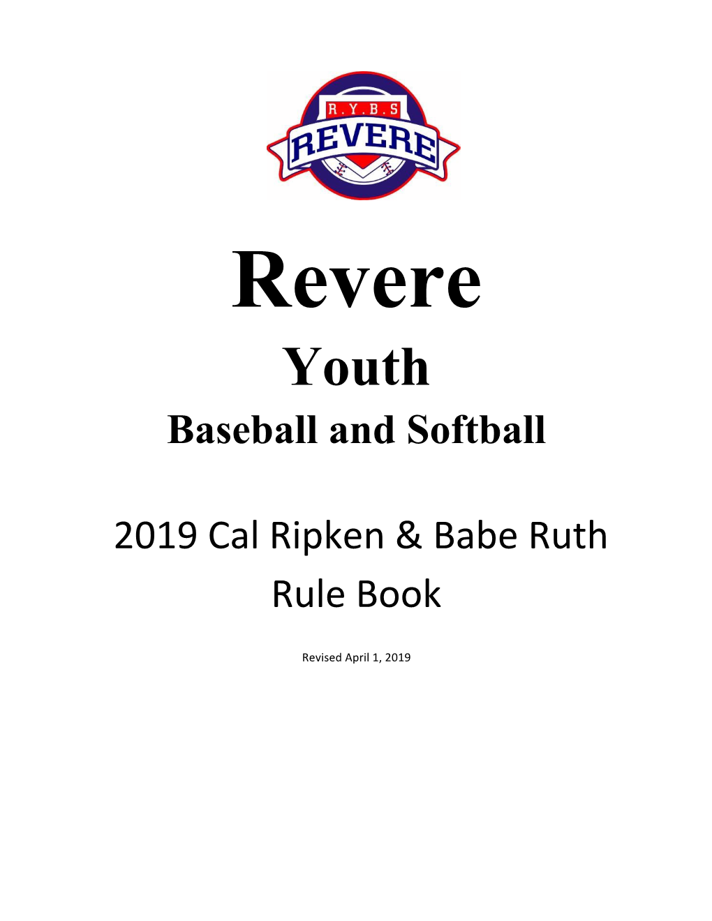 Revere Youth Baseball and Softball Page 2