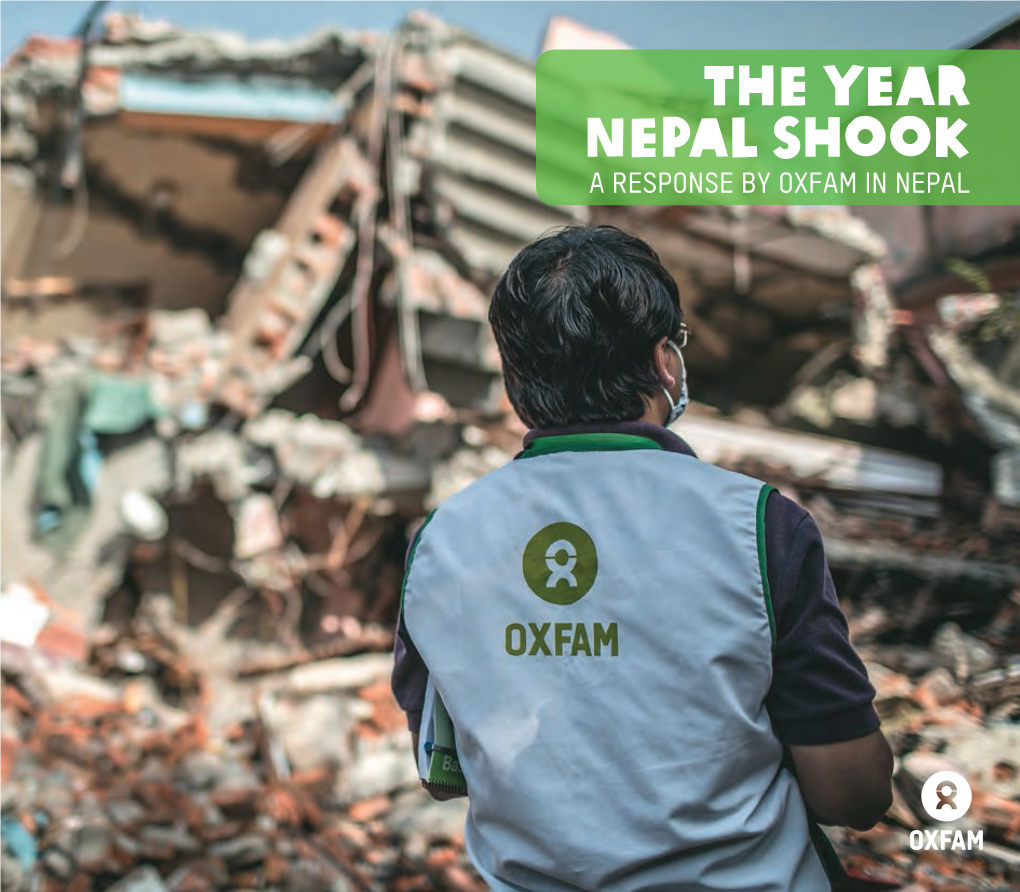 The Year Nepal Shook a Response by Oxfam in Nepal