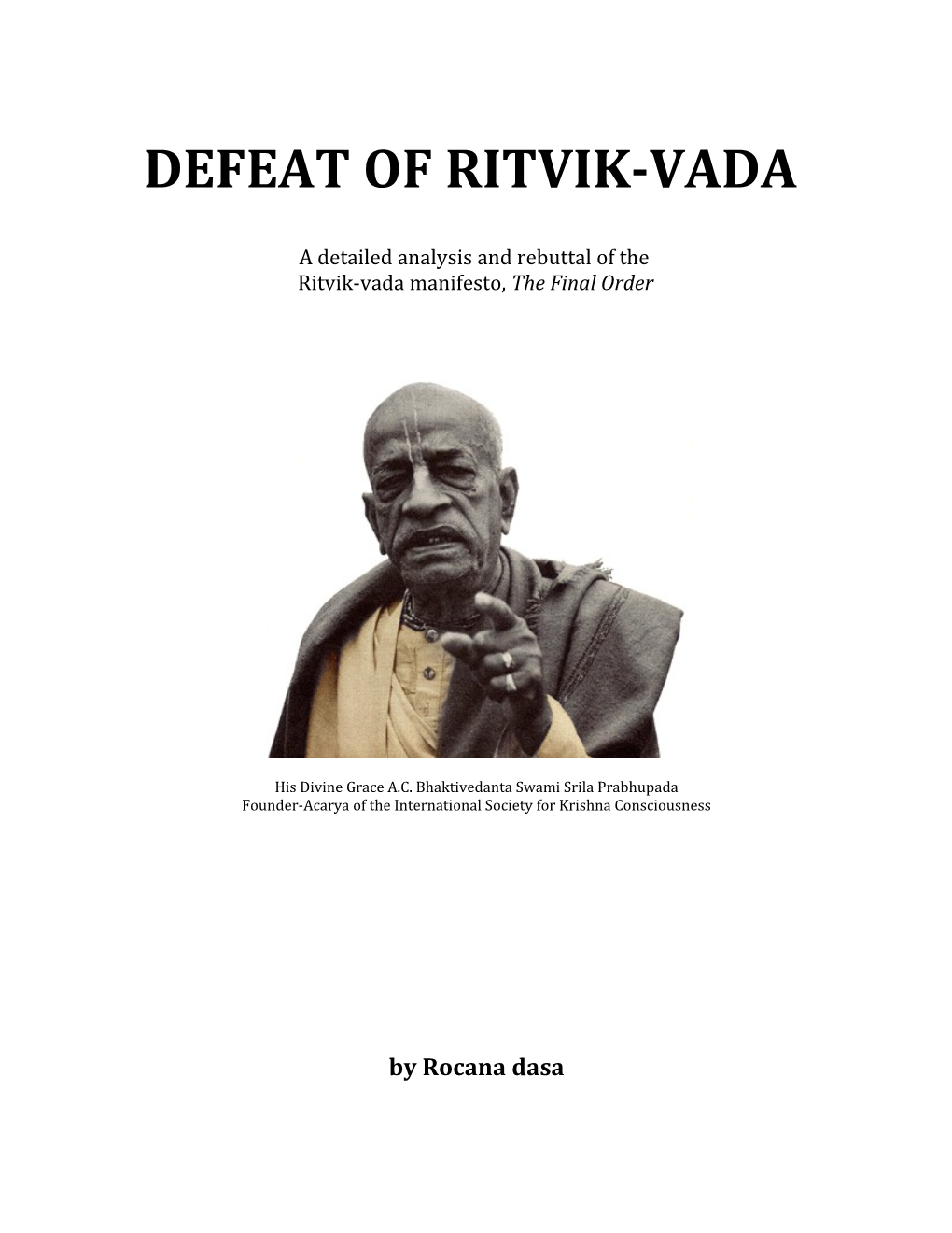 Defeat of Ritvik-Vada