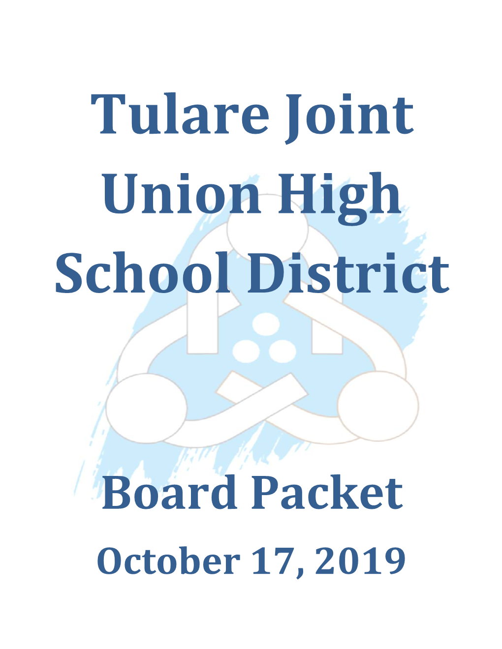 Board Packet October 17, 2019