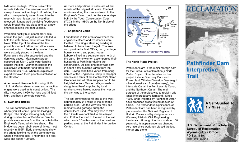 Pathfinder Dam Interpretive Trail