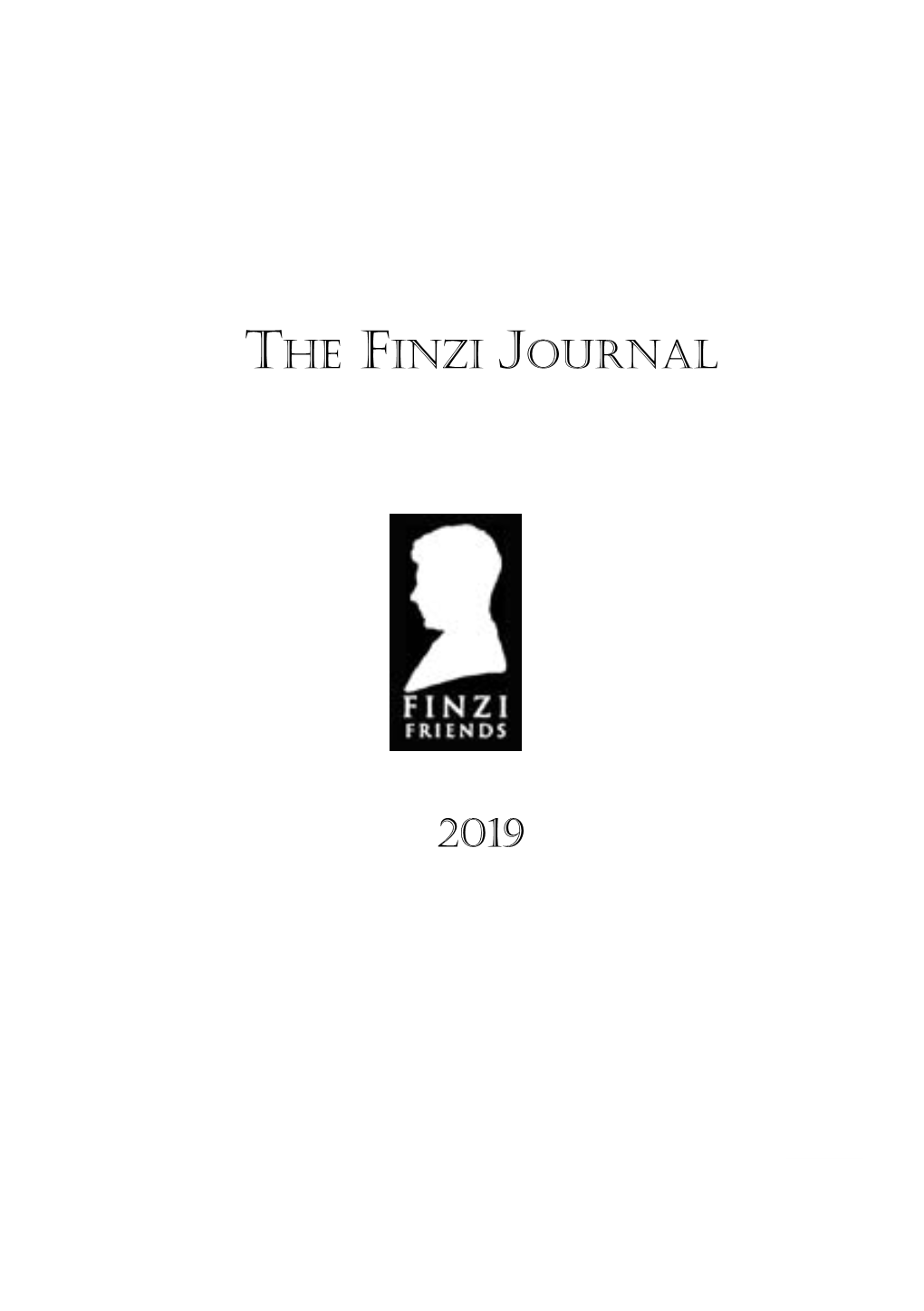 The Finzi Journal 2019