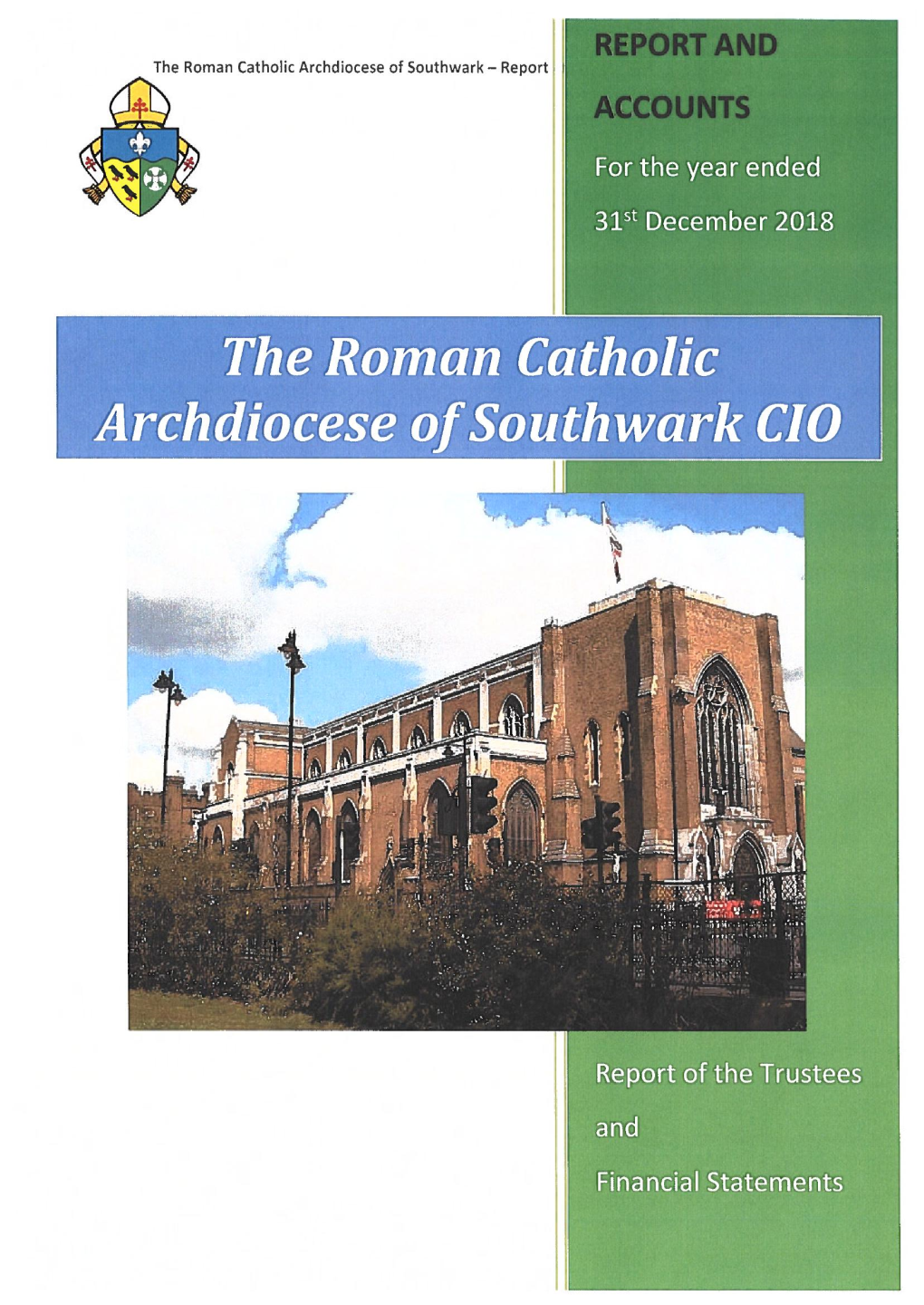 The Roman Catholic Archdiocese of Southwark —Report