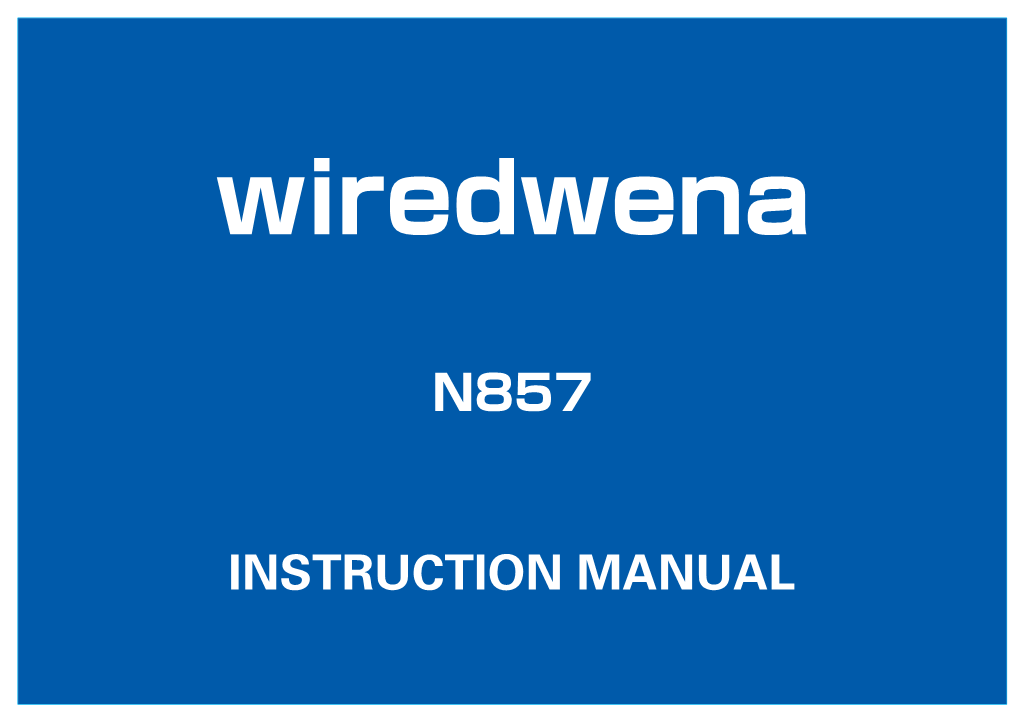 Instruction Manual N857