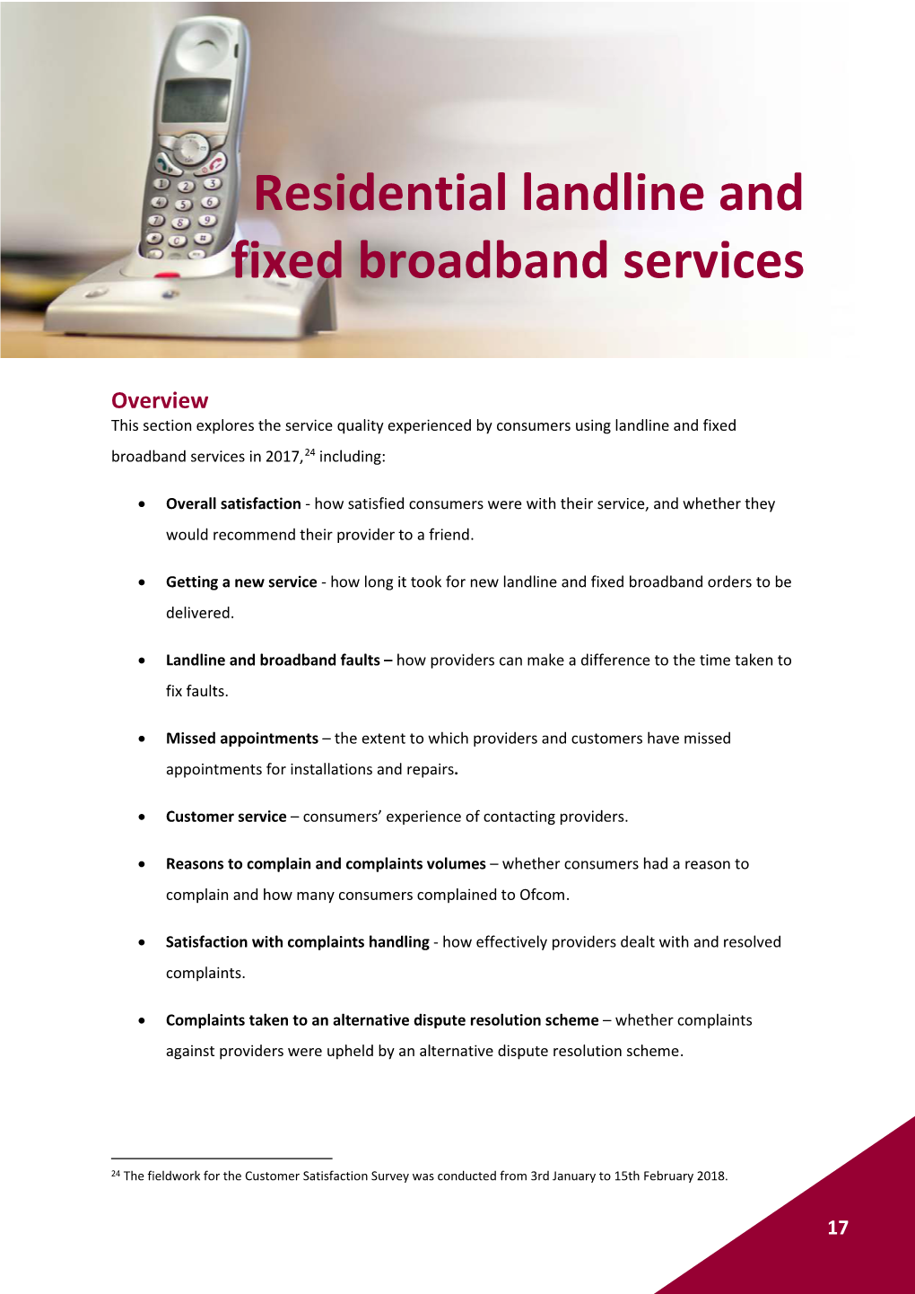 Broadband and Landline