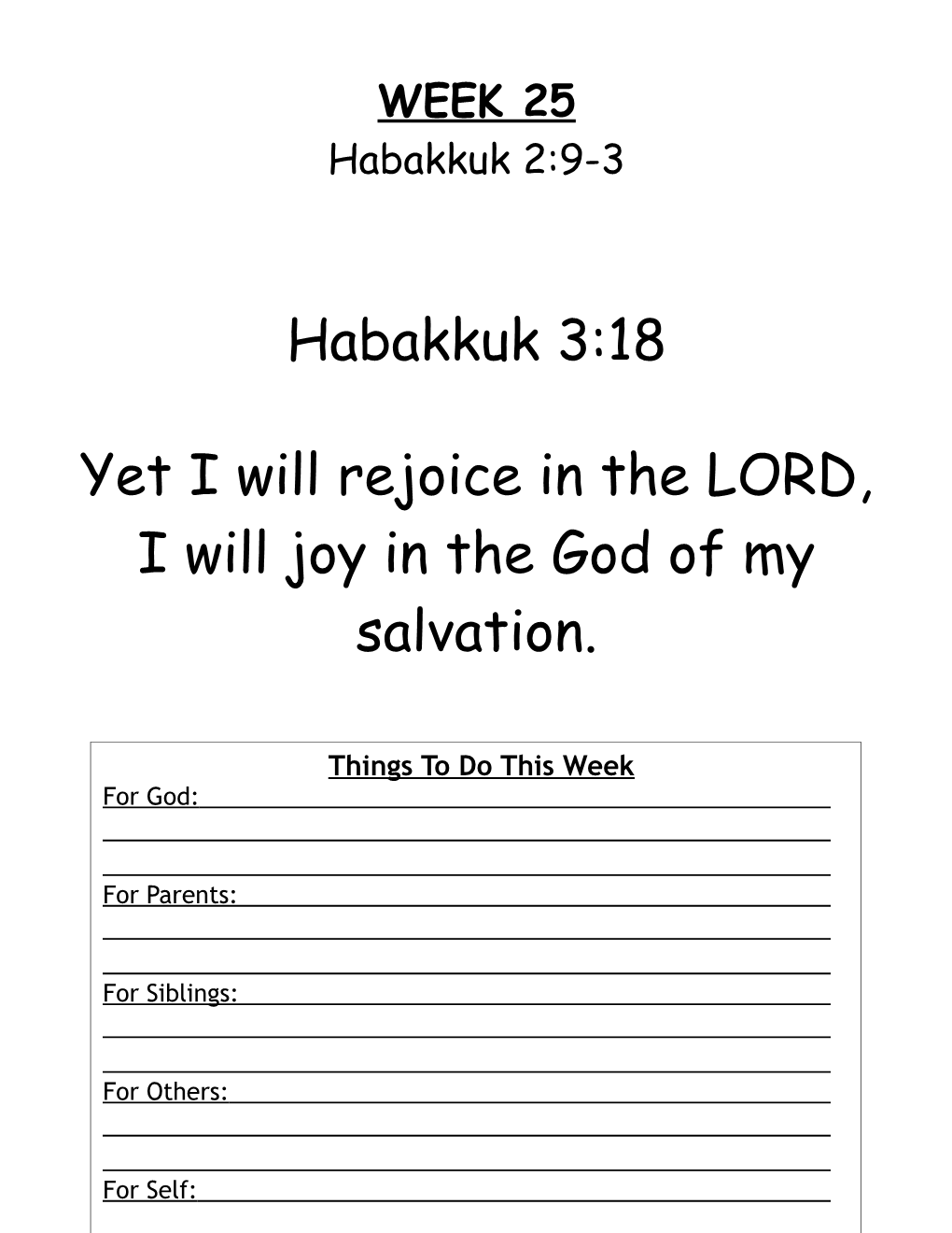 Yet I Will Rejoice in the LORD