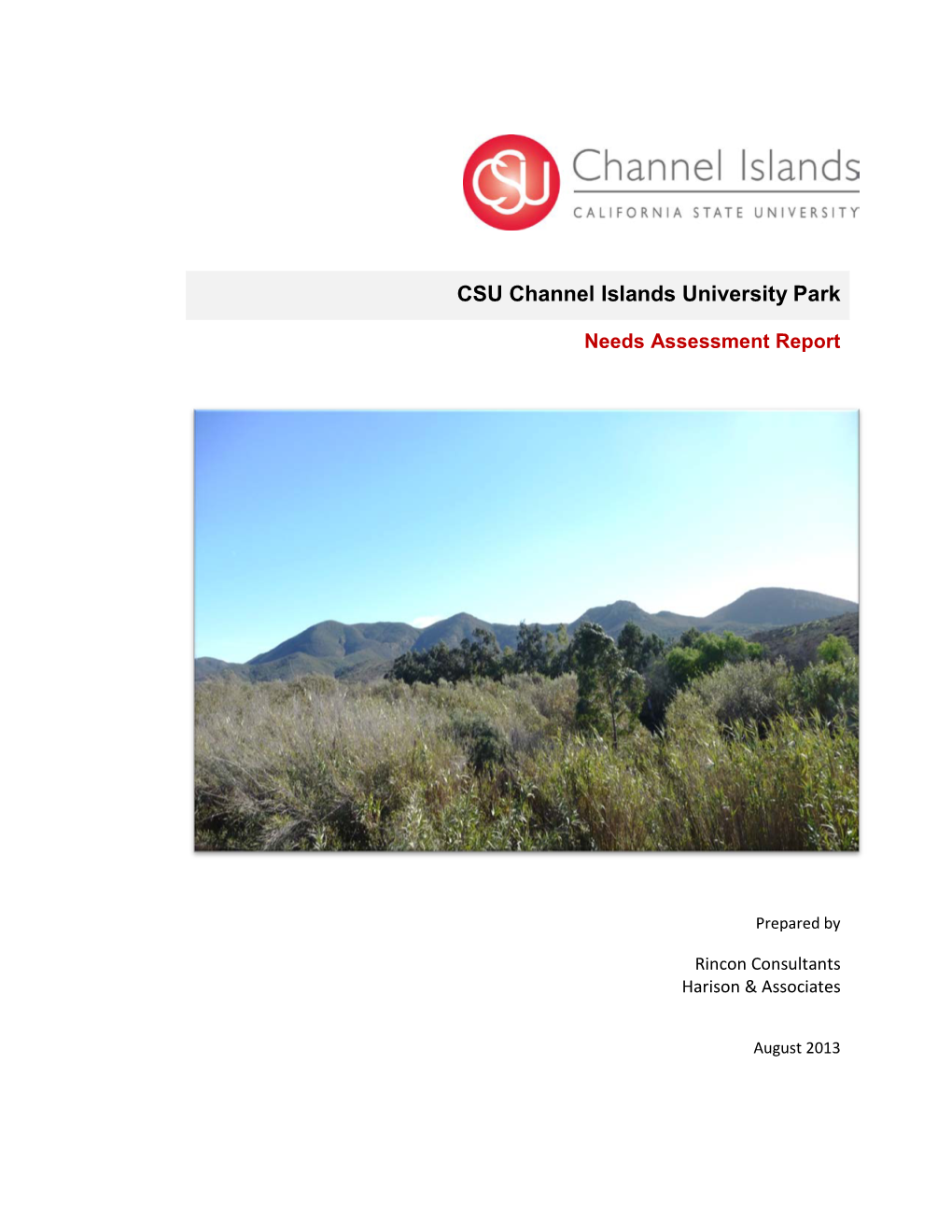 CSU Channel Islands University Park