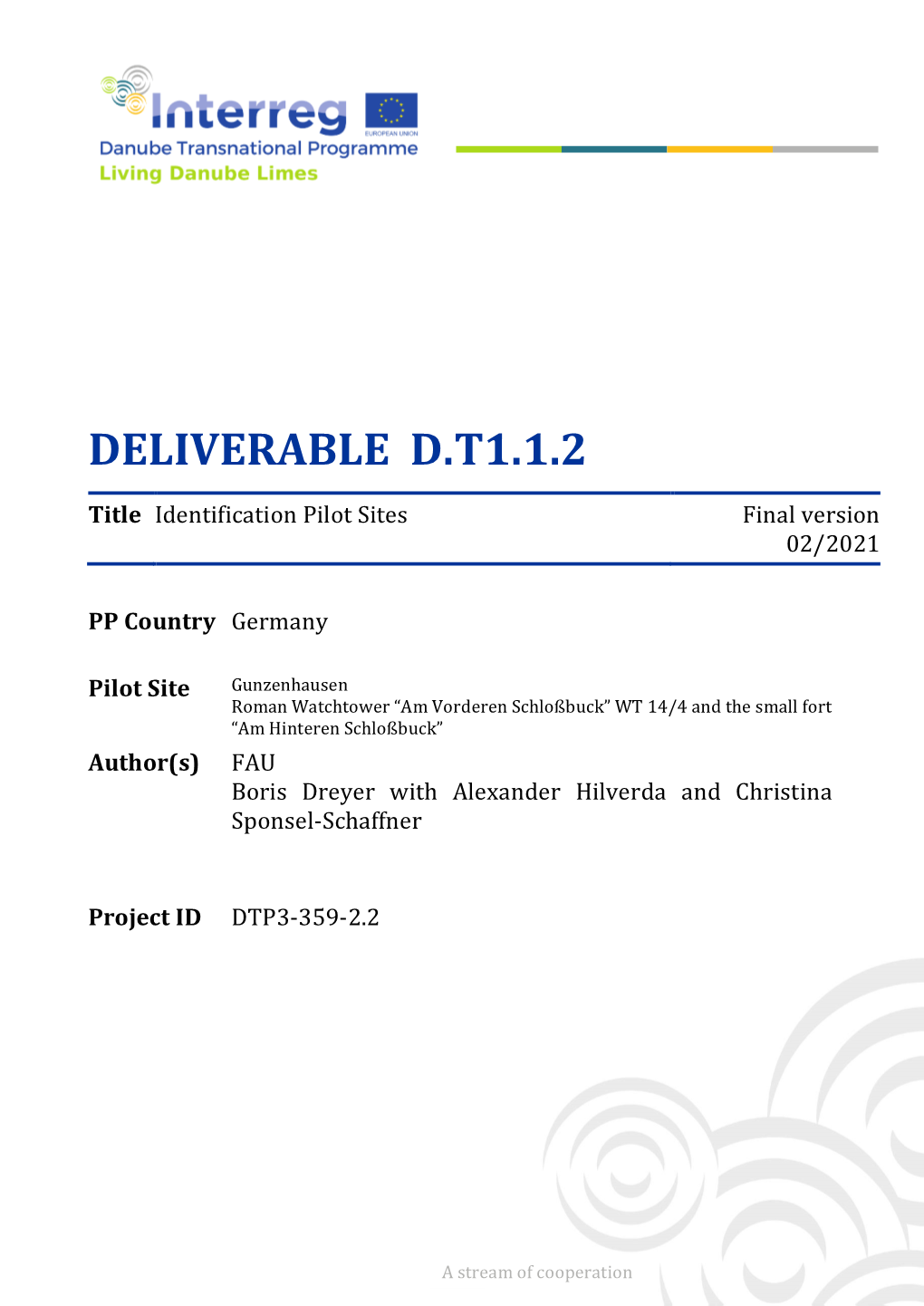 Deliverable D.T1.1.2