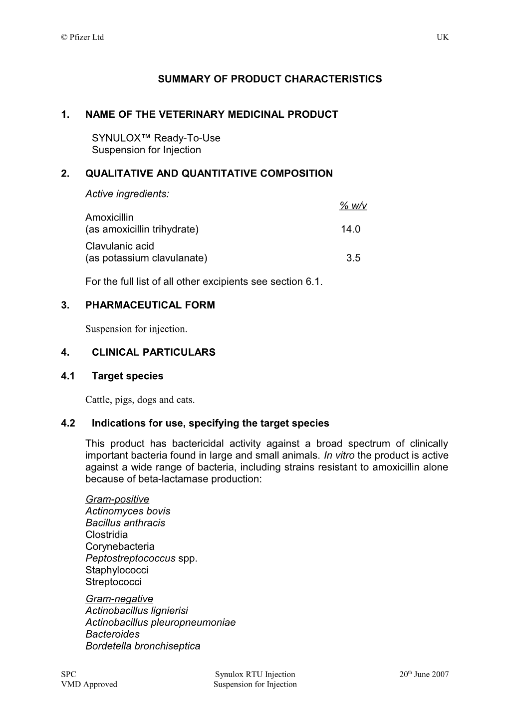 Summary of Product Characteristics s3