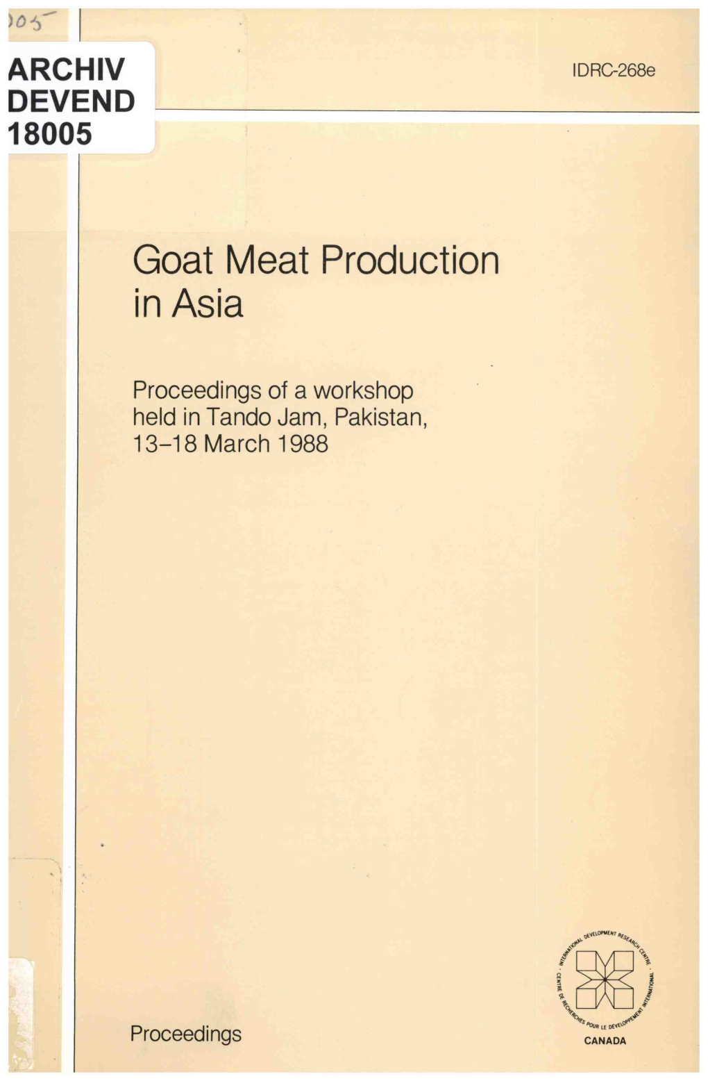 Goat Meat Production in Asia