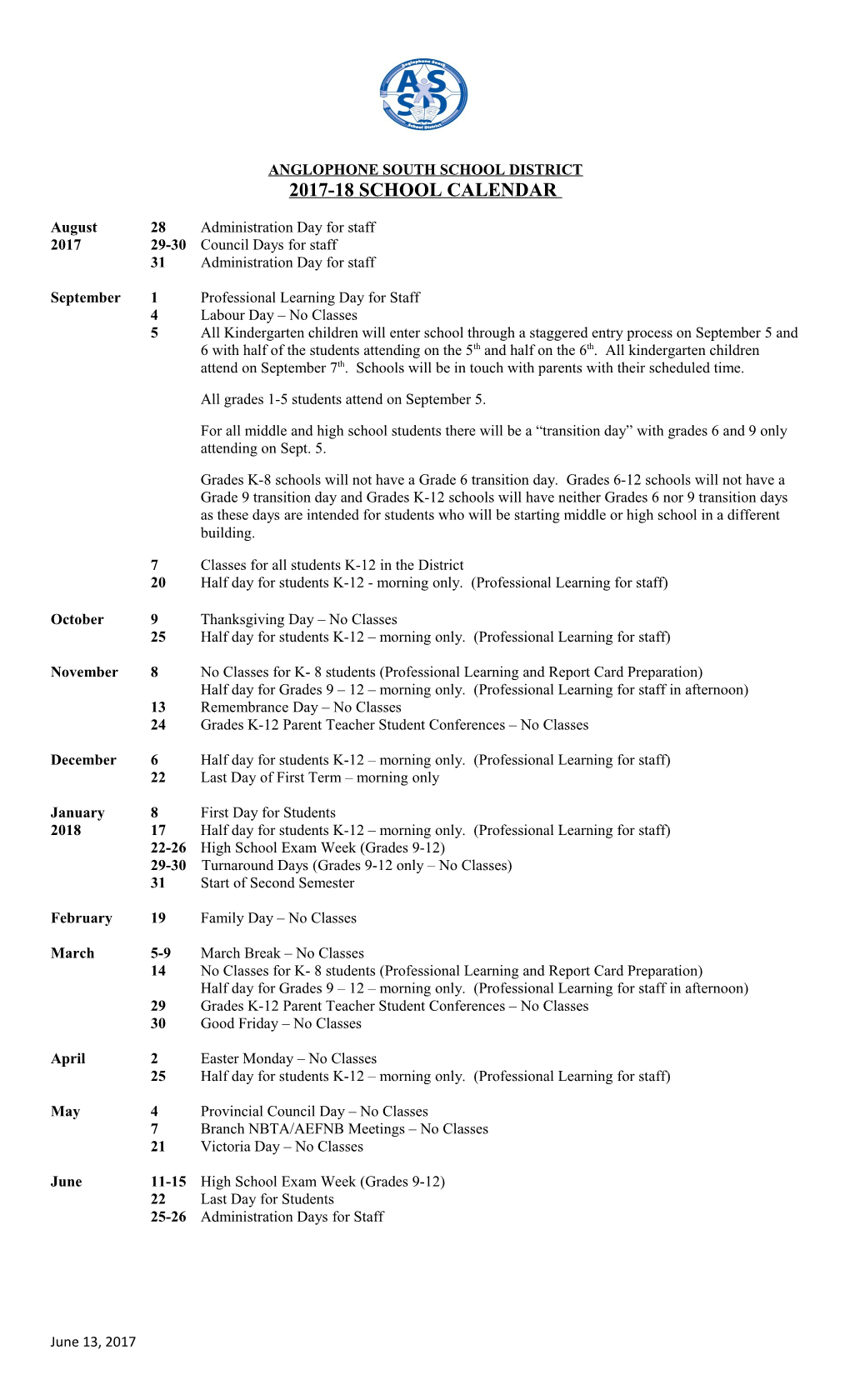 Anglophone South School District