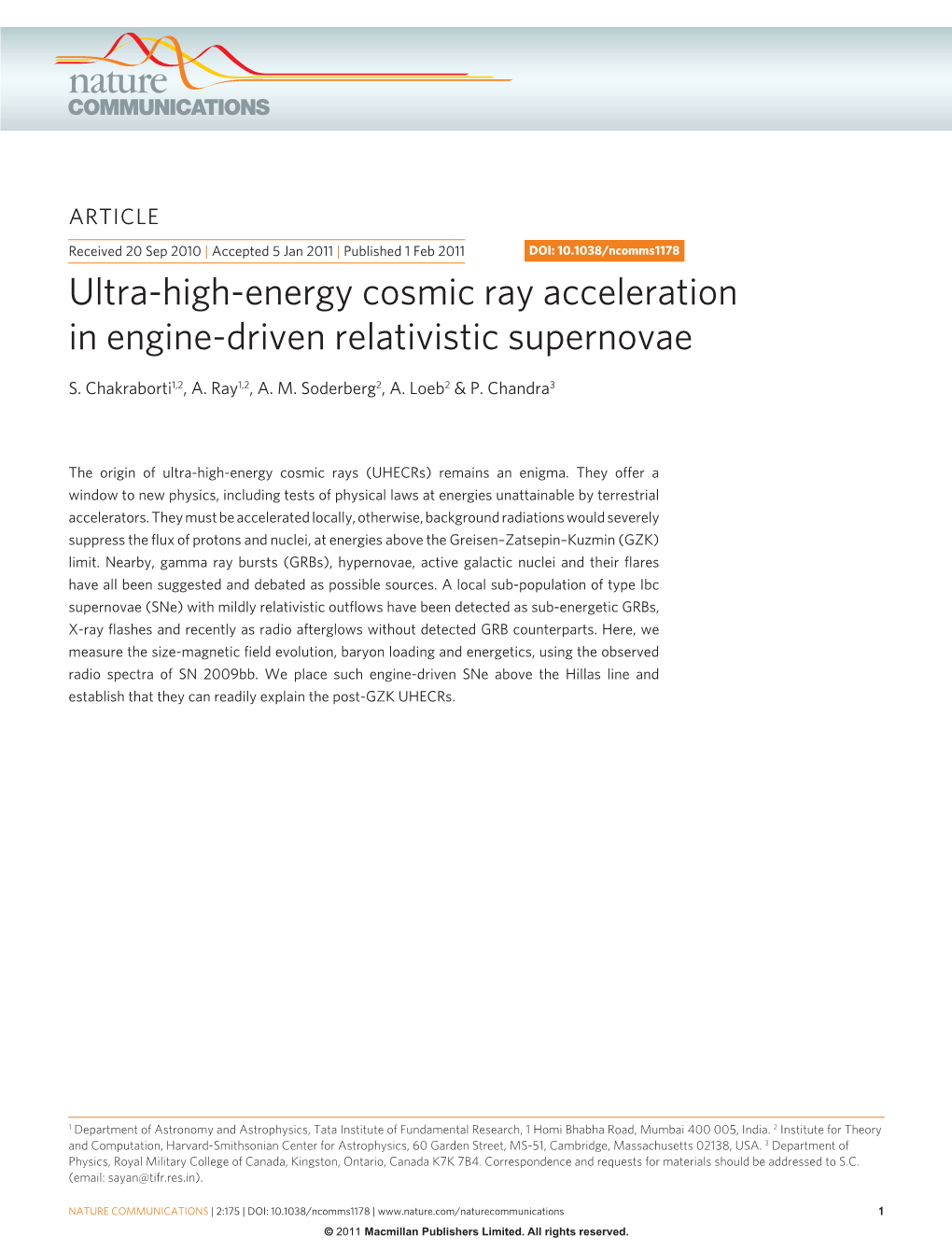 Ultra-High-Energy Cosmic Ray Acceleration in Engine-Driven Relativistic Supernovae