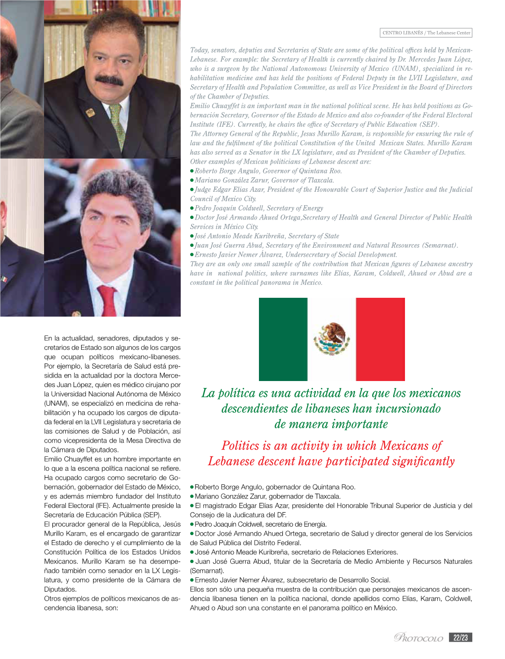 La Política Es Una Actividad En La Que Los Mexicanos Descendientes De