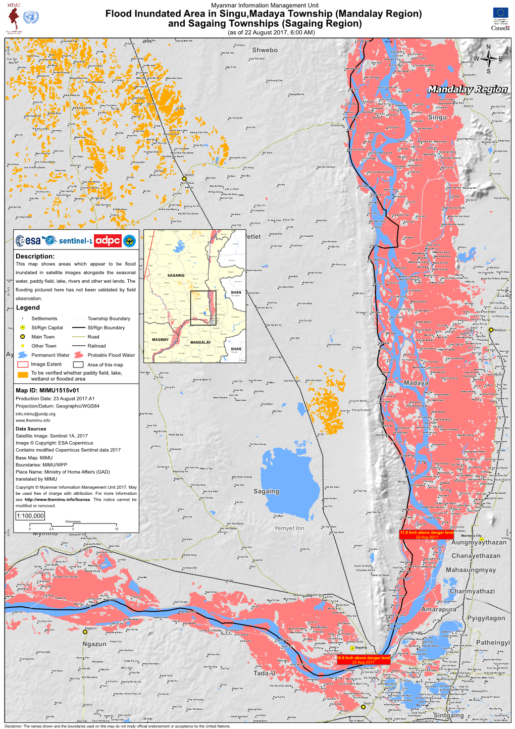 And Sagaing Townships