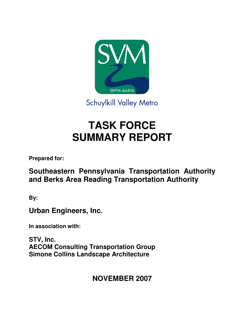 Task Force Summary Report