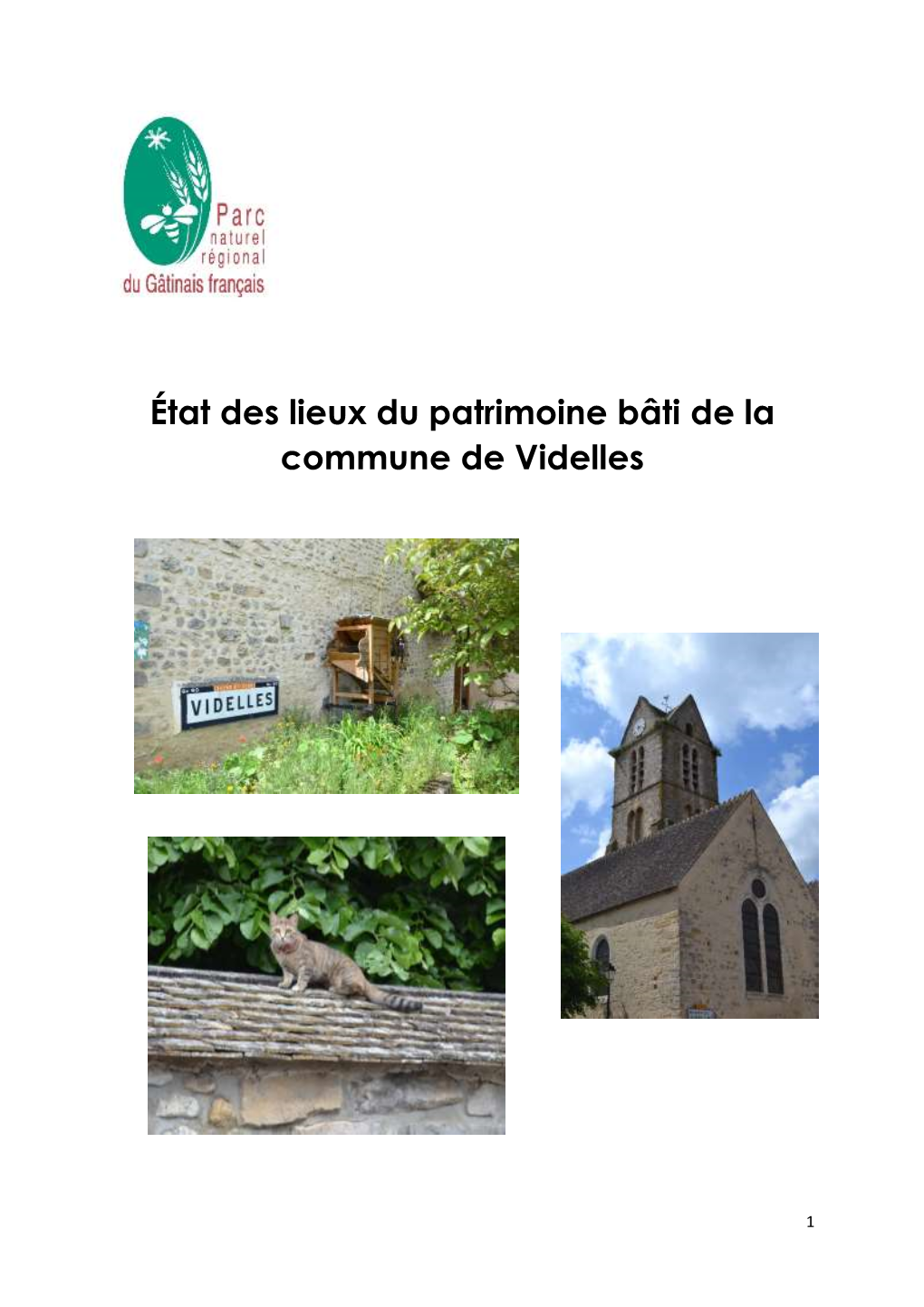 État Des Lieux Du Patrimoine Bâti De La Commune De Videlles